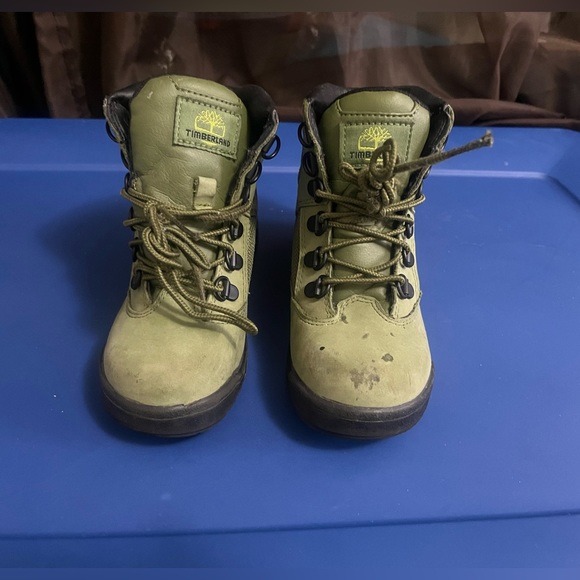 Army Green Timberland boots - Picture 1 of 3